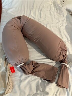 BBHUGME Neutral Mauve pink pregnancy Pillow